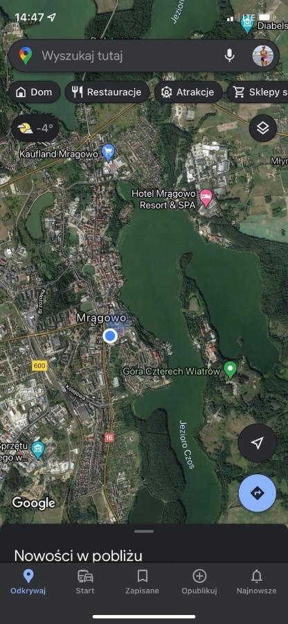 Apartament Czos Mrągowo Εξωτερικό φωτογραφία